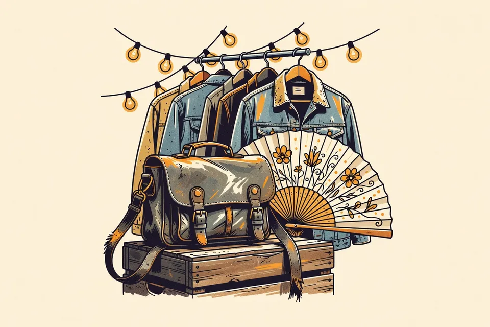 Browse vintage finds, handmade goods and street food